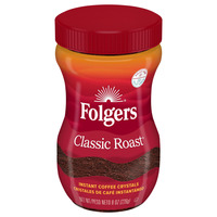 Folgers Instant Coffee Crystals, Classic Roast