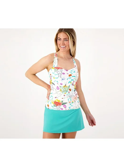 Jantzen Comfort Strap Tankini with Skirted Bottom
