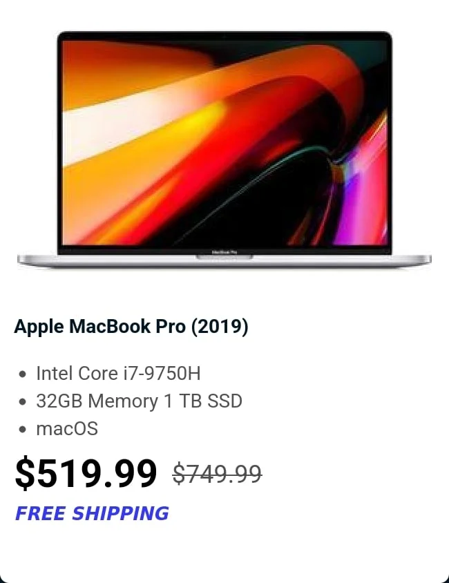 Apple MacBook Pro (2019)