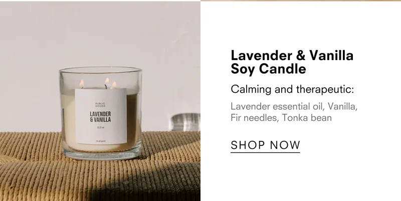 Lavender & Vanilla Soy Candle