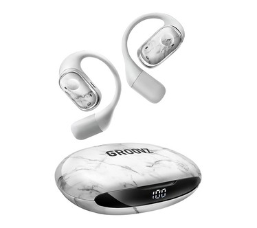 Groovz Plus Open Ear True Wireless Headphones with Charging Case