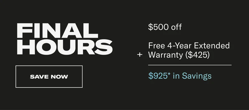 Final Hours. Save Now
