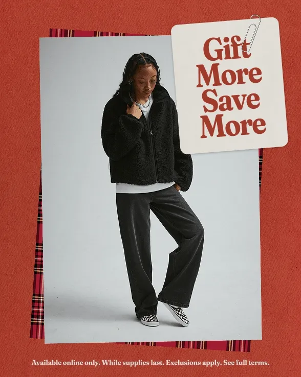 Give More Save More, $30 off $100, $50 off $150 and $75 off $250.