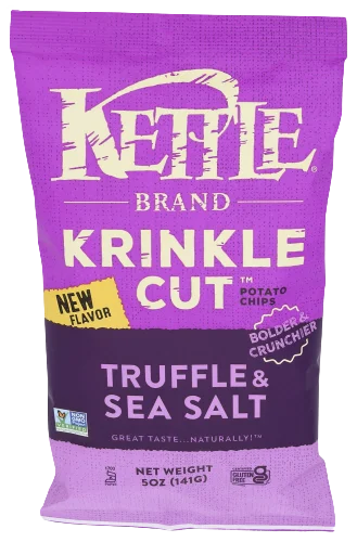 Image of Kettle Brand Truffle Sea Salt Krinkle Cut Potato Chips