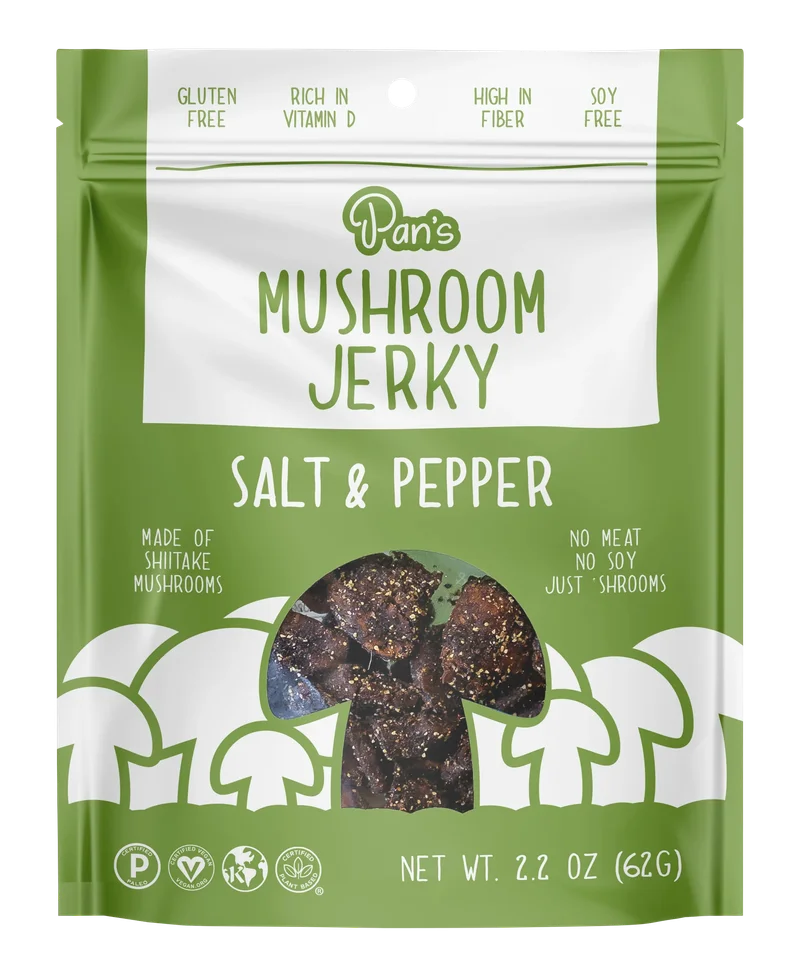 Image of Pan's Salt & Pepper Mushroom Jerky
