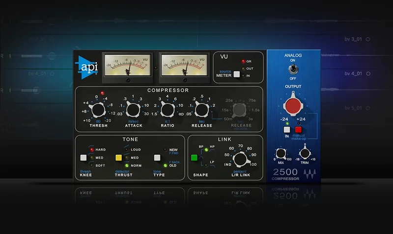 API 2500 Compressor - Versatile vintage compressor with switchable topologies