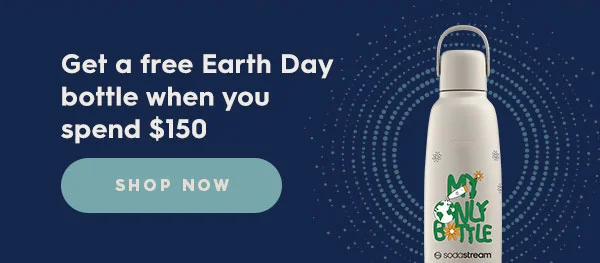 Get a free Earth Day bottle when you spend $150 Get a free Earth Day bottle when you spend $150