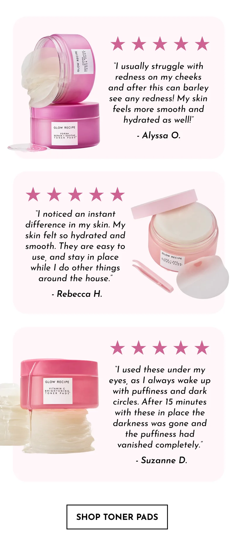 A 5-star favorite Korean Toner Pads