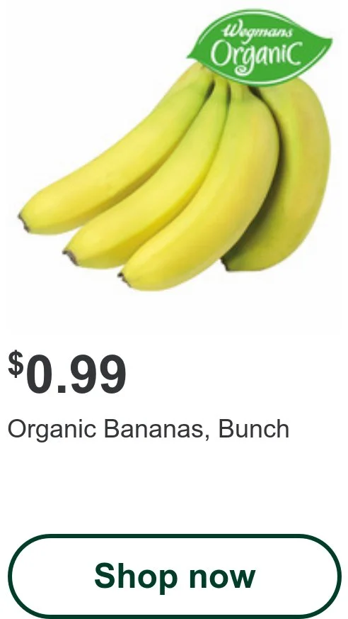 Organic Bananas, Bunch