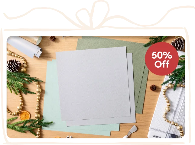 Take 50% off materials.