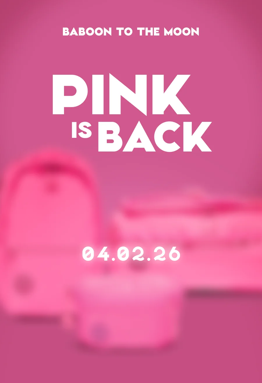 Pink bags are coming soon