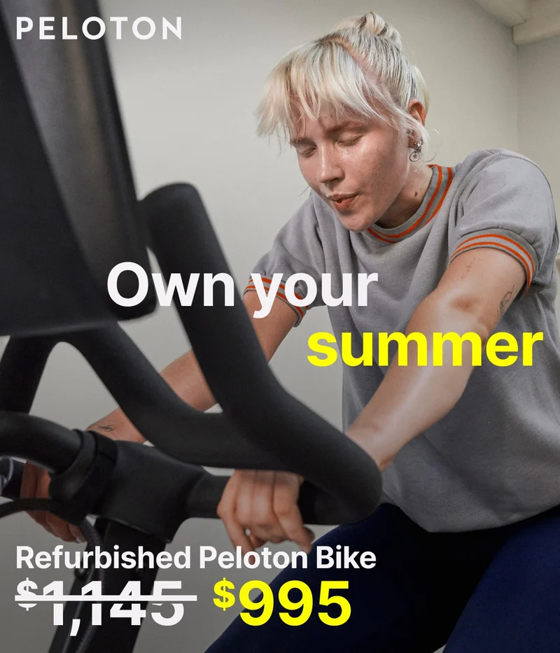 Get the Refurbished Peloton Bike for $995