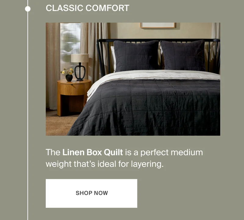 Shop Now | Linen Box Quilt