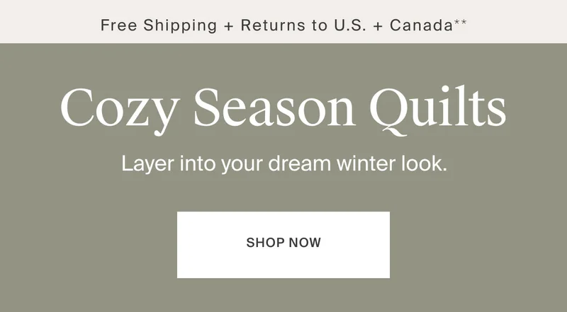 Shop Cozy Season Quilts