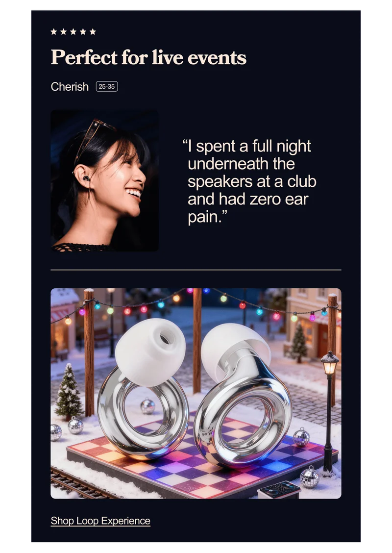 Perfect for live events