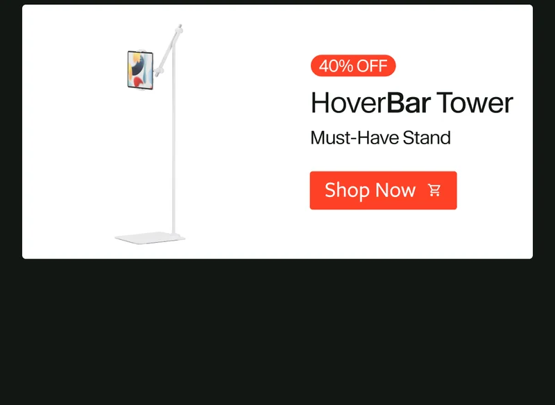 40% Off HoverBar Tower