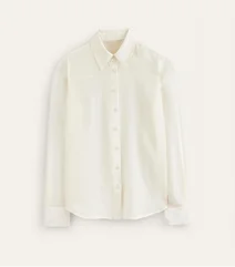 Sienna Silk Shirt - Ivory