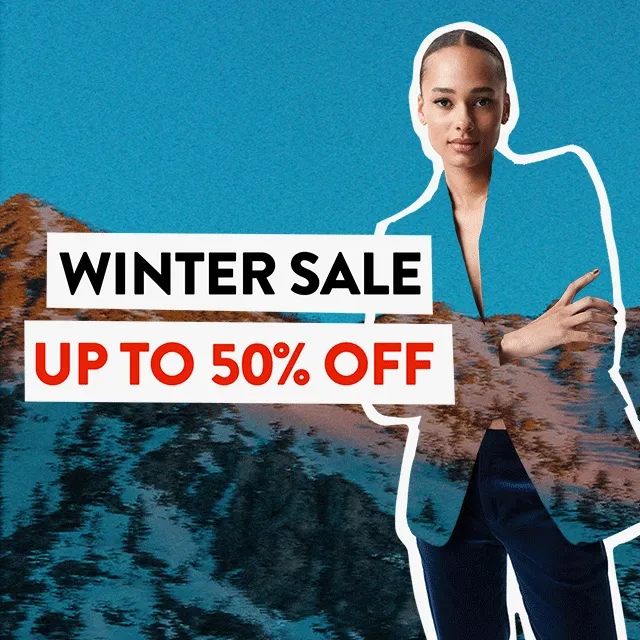 Winter Sale: up to 50% off.