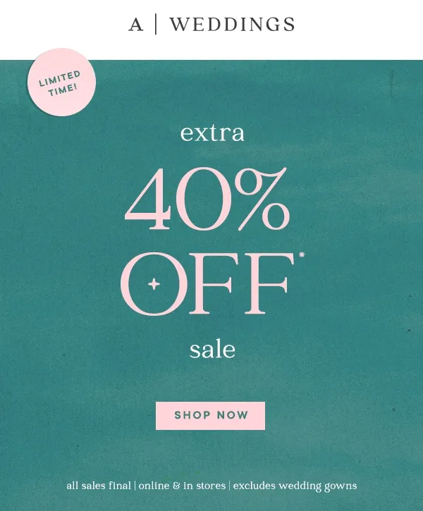 Limited Time extra 40% Off sale Shop Now