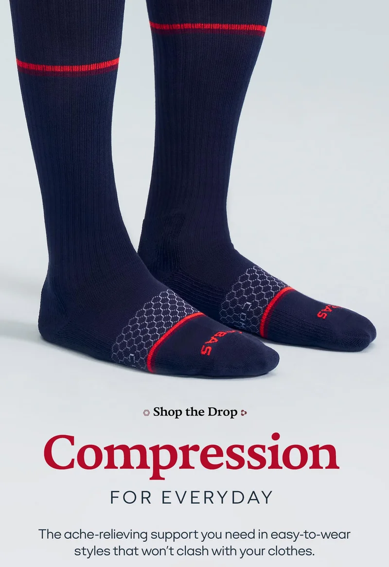 Shop the Drop | Compression | FOR EVERYDAY | The ache-relieving support you need in easy-to-wear styles that won't clash with your clothes.