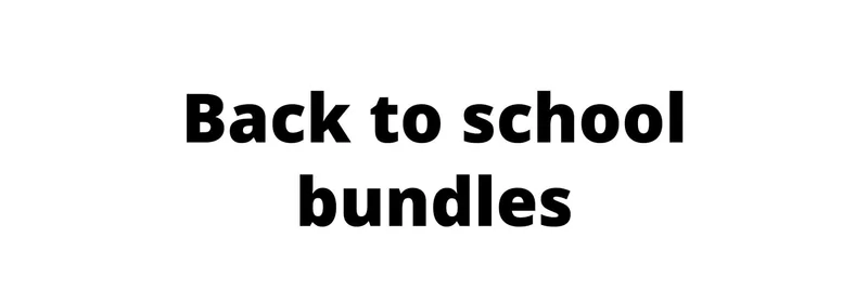 Back to school bundles