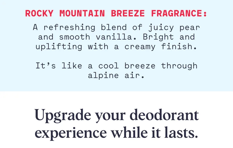 Rocky Mountain Breeze Fragance