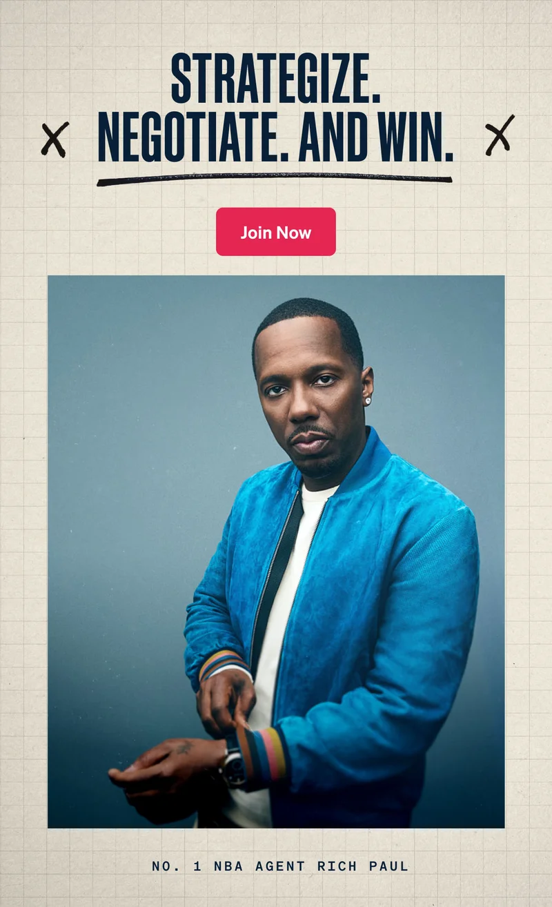 Strategize. Negotiate. And Win. No. 1 NBA AGENT RICH PAUL