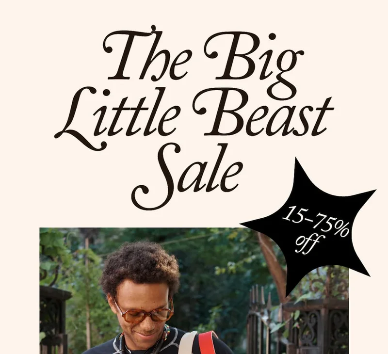 The Big Little Beast Sale
