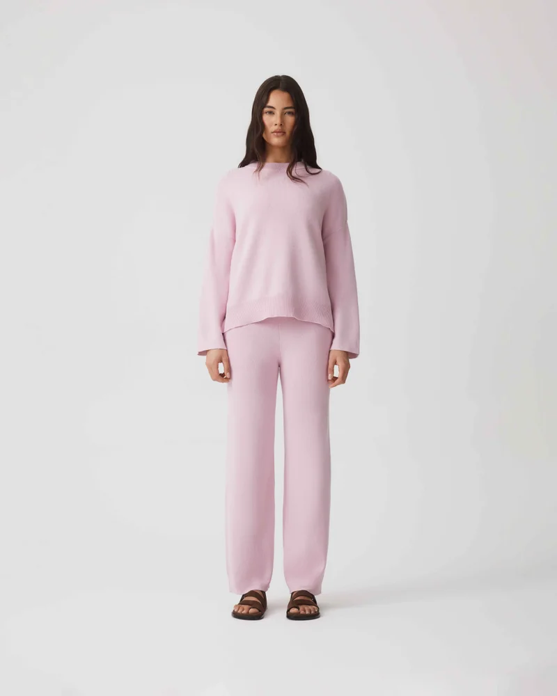 Image of Rose Cotton Cashmere Set