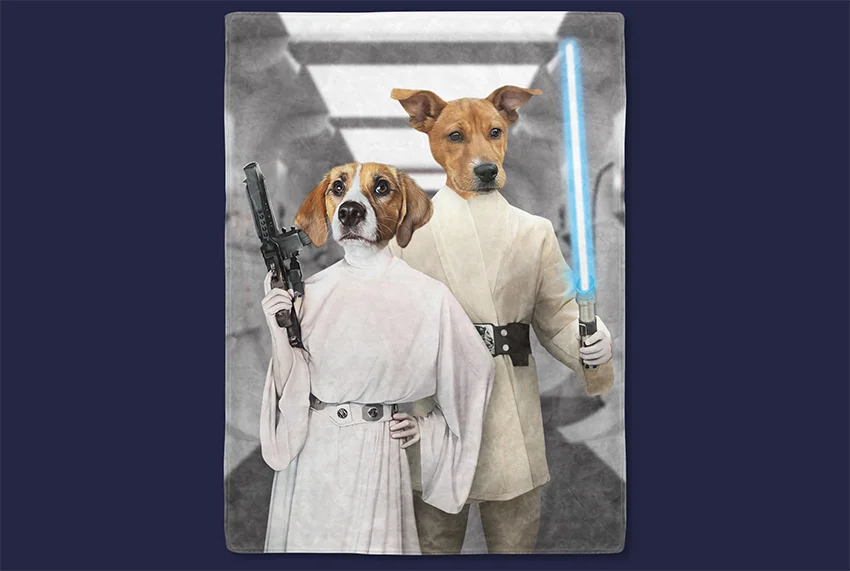 The Space Siblings - Custom Blanket