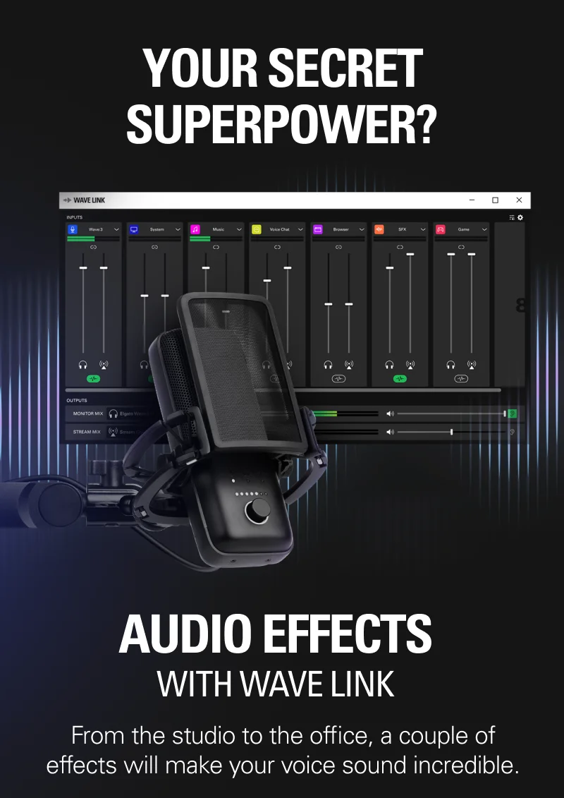YOUR SECRET SUPERPOWER? AUDIO EFFECTS