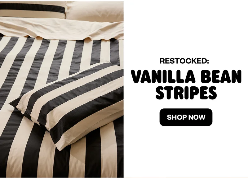 RESTOCKED: VANILLA BEAN STRIPES