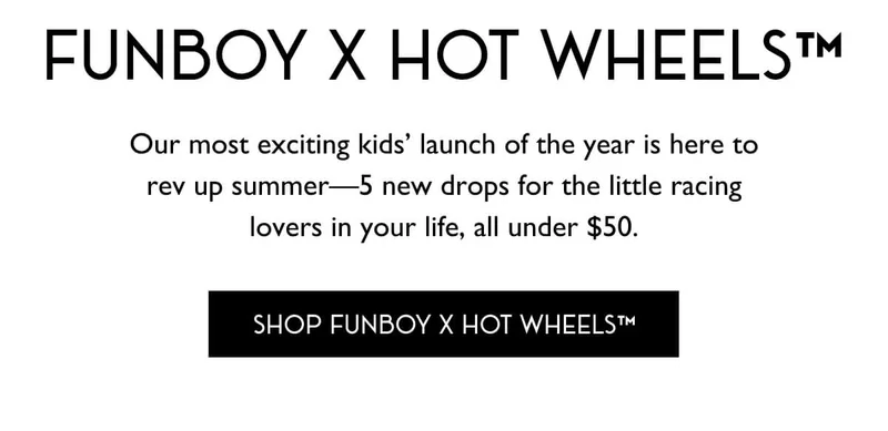 FUNBOY X HOT WHEELS