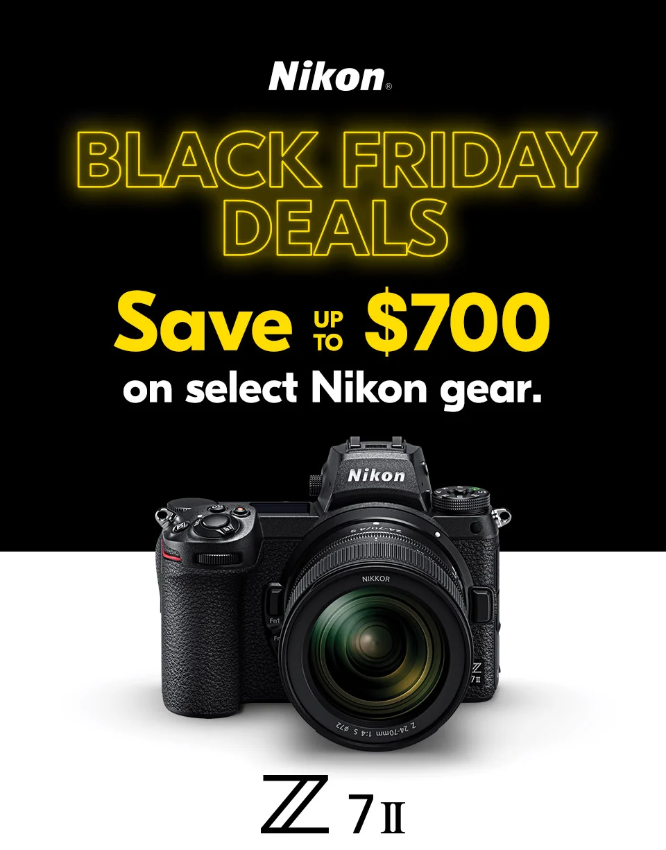 Nikon | Black Friday Deals | Save up to $700 on select Nikon gear. | Z 7II