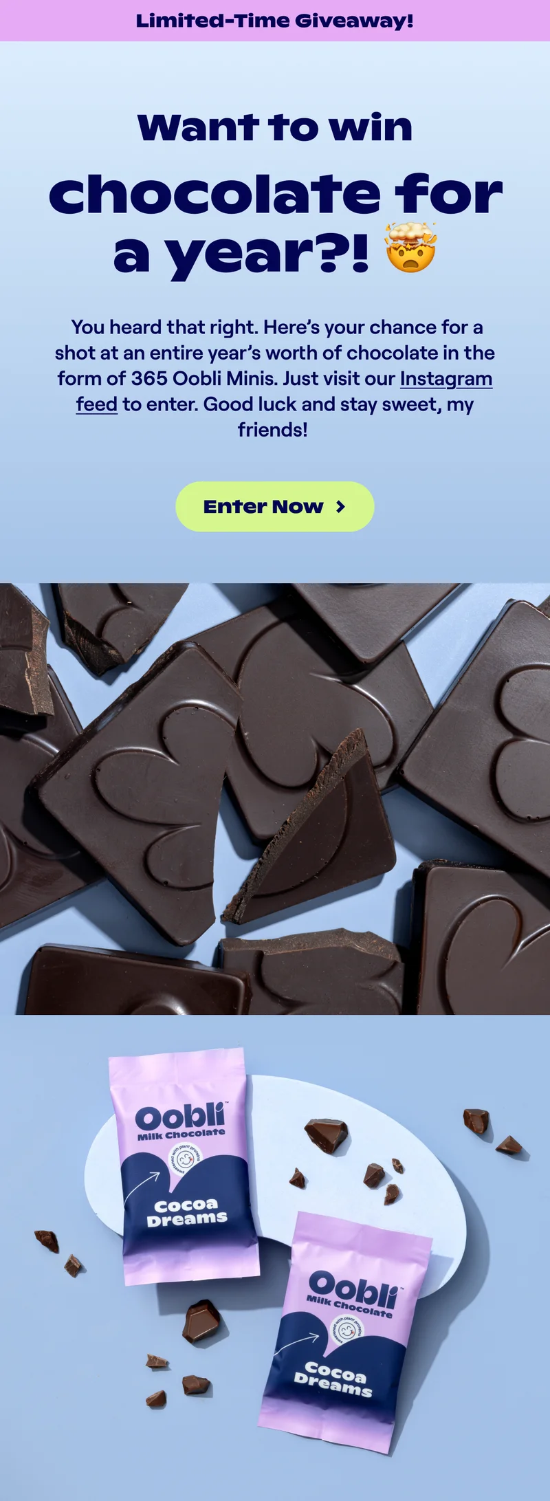 Enter Sweeps Now