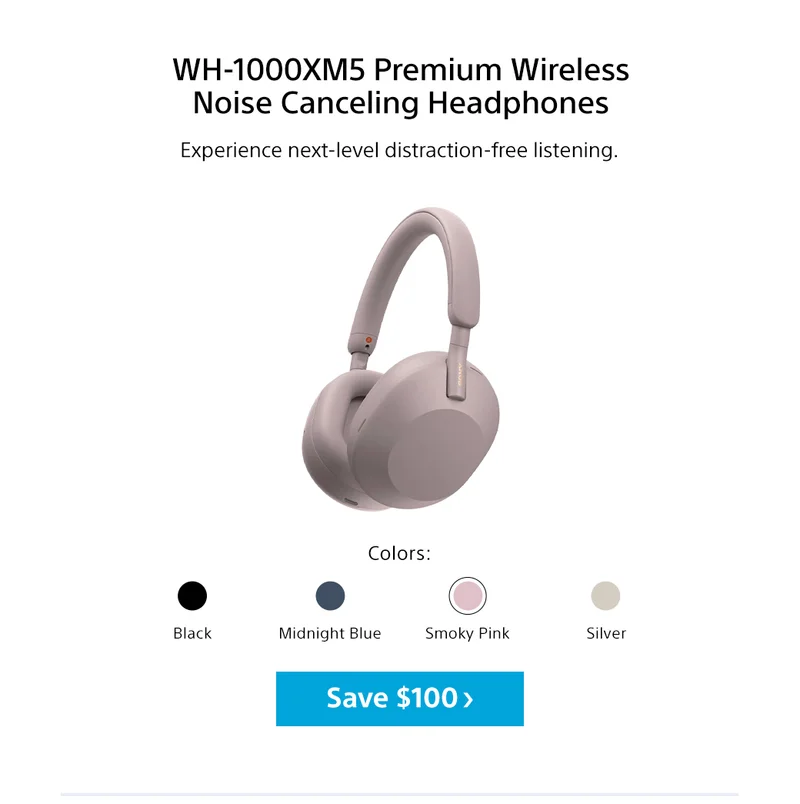 WH-1000XM5 | Save $100