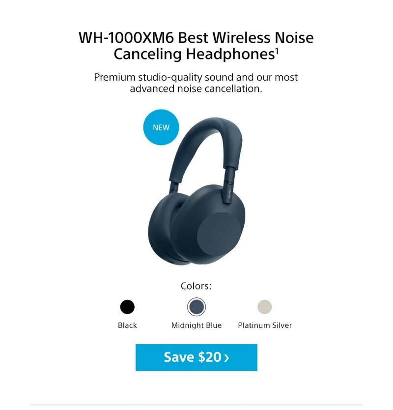 WH-1000XM6 | Save $20.