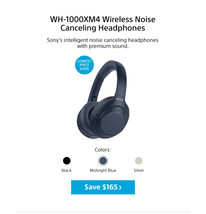 WH-1000XM4 | Save $165