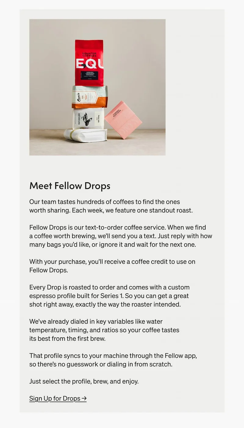 Meet Fellow Drops