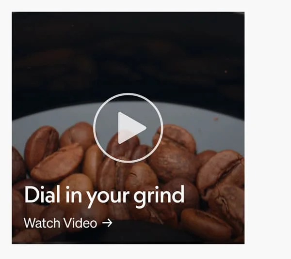 Dial your grind
