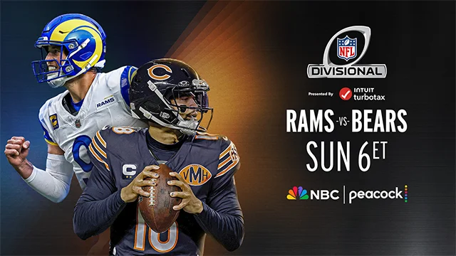 RAMS vs. Bears Sunday at 6p ET on NBC & Peacock