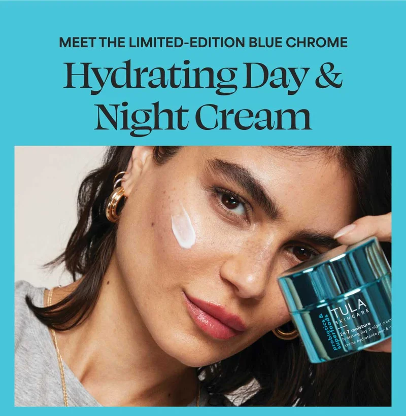 MEET THE LIMITED-EDITION BLUE CHROME Hydrating Day & Night Cream