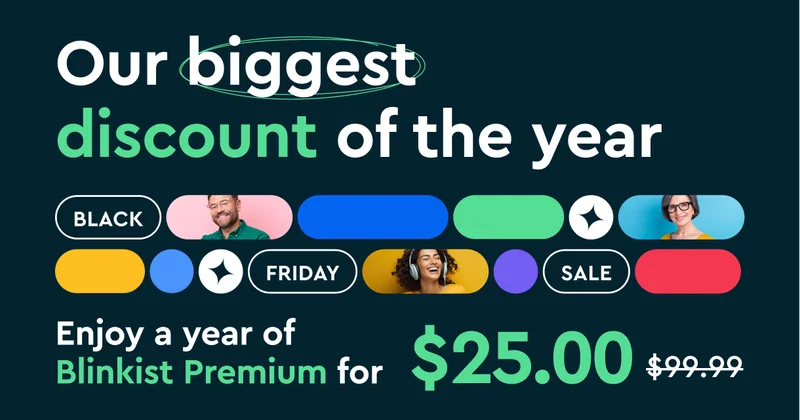 Welcome to Blinkist - your discount