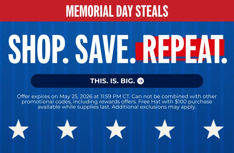 MEMORIAL DAY STEALS: Shop. Save. Repeat. (This is a big one...)