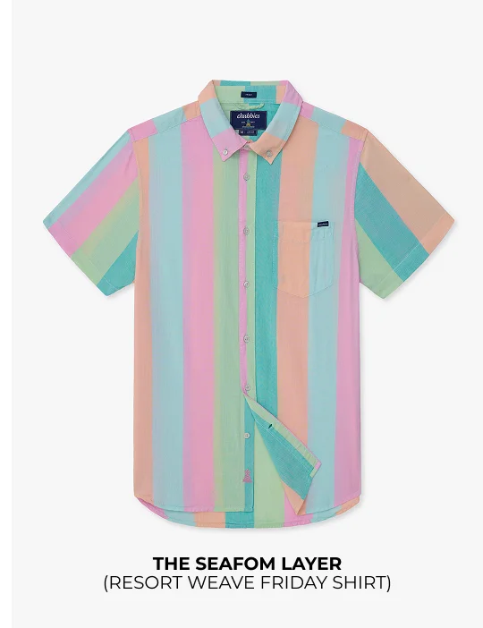 Resort Weave Friday Shirt: The Seafoam Layer