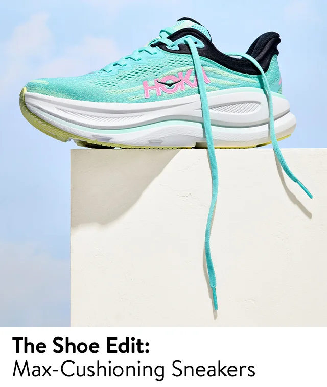 A HOKA sneaker.