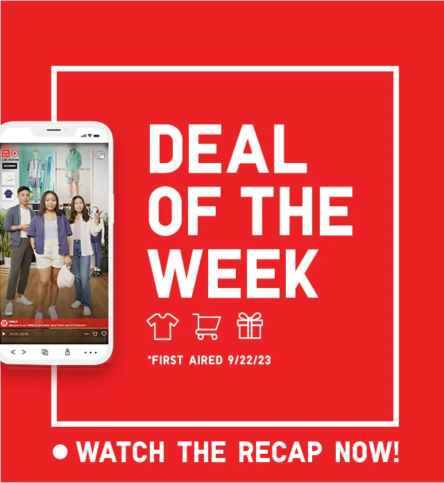 BANNER 2 - DEAL OF THE WEEK. WATCH THE RECAP NOW!