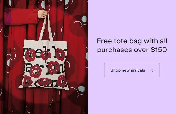 Free tote bag with purchases over $150