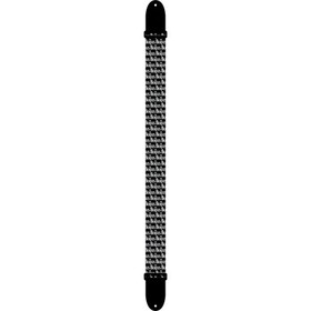 Perri's Leathers LPCP 2" Wide Soft Polyester Guitar Strap, The Beatles White Logo on Black