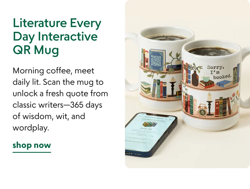 Literature Every Day Interactive QR Mug
